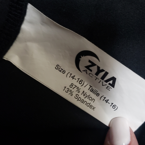 Zyia Active Crop Leggings Size 14-16 - Picture 2 of 13